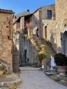 Civita typical street scene