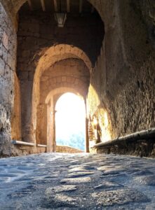 Porta Albana entrance to Civita